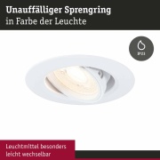 Einbauleuchte 10er-Pack schwenkbar  rund 90mm 30° GU10 max. 10x10W  230V dimmbar  Weiß