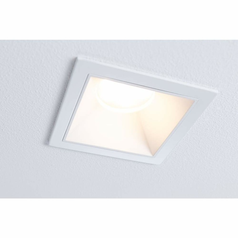 Paulmann Cole Coin Basisset 3er-Set Weiß eckig LED Einbauleuchte IP44 3-Step-Dim 2700K 470lm 230V