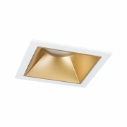 Cole Coin Weiß/Gold matt eckig LED Einbauleuchte IP44 3-Step-Dim 2700K 470lm 230V