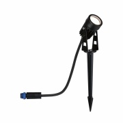 Plug & Shine LED Gartenstrahler Warmweiß Basisset  IP65 3000K 3x3,5W  21VA Schwarz