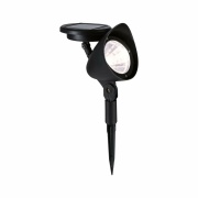 Solar LED Spot Solena IP44 3000K 2lm Schwarz