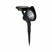 Solar LED Spot Solena IP44 3000K 2lm Schwarz