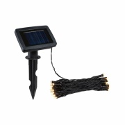 Solar Lichterkette Aurinka IP44 3000K 0lm/m Schwarz