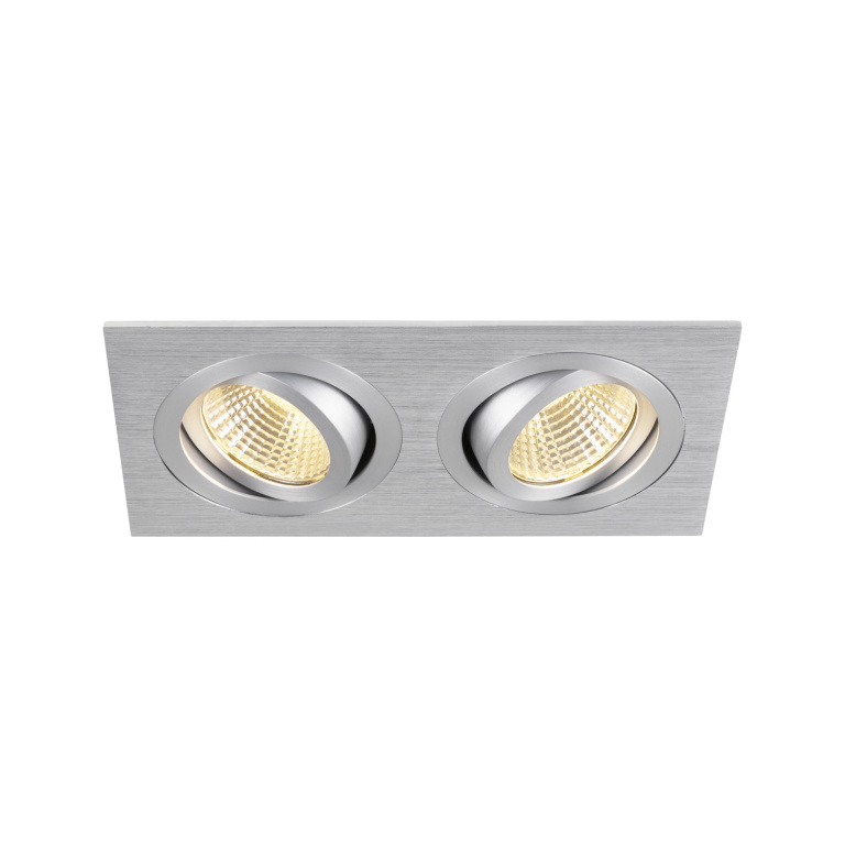 SLV NEW TRIA® 155, DOUBLE LED-Modul, 2700K, 38°, PHASE, schwarz