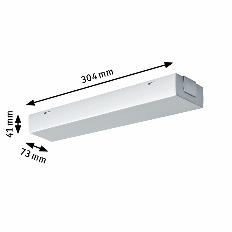 Paulmann URail Einspeisung Mitte Chrom matt max. 1000W