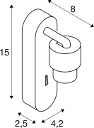 PURI 2.0 Basic, Wand- und Deckenaufbauleuchte, Schalter, rund, 1x max. 6W GU10, weiß