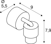 PURI 2.0 Basic, Wand- und Deckenaufbauleuchte, rund, 1x max. 6W GU10, weiß