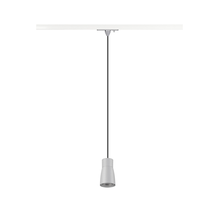 SLV PURI 2.0 Dome, 1 Phasen  Pendelleuchte, GU10, Pendellänge 200cm, 1x max. 6W, grau