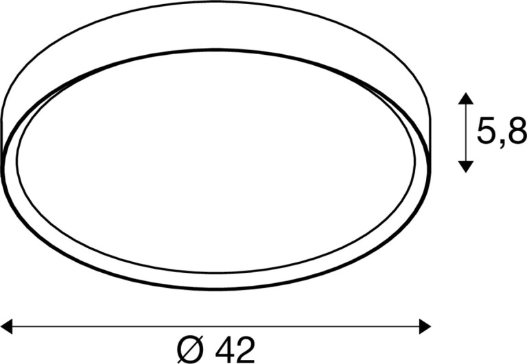 SLV DECONA, Wand- und Deckenaufbauleuchte, rund, 2700/3000K, 23W, PHASE, weiß