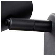 NOBLO®, Wand- und Deckenaufbauleuchte, single, rund, 2000-3000K, 8W, Dim-to-Warm, PHASE, 36°, schwarz