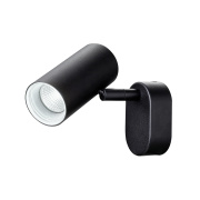 NOBLO®, Wand- und Deckenaufbauleuchte, single, rund, 2000-3000K, 8W, Dim-to-Warm, PHASE, 36°, schwarz