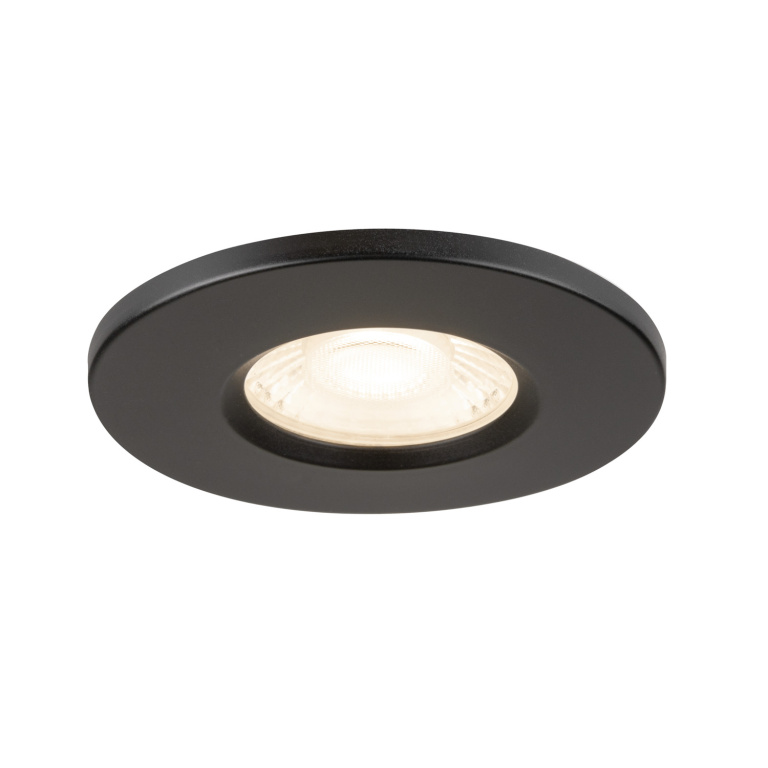 SLV UNIVERSAL DOWNLIGHT Abdeckung, für Downlight, IP65, rund, schwarz