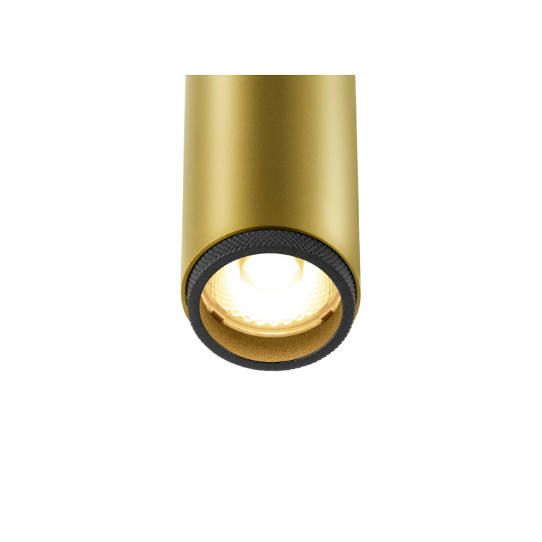 SLV GRIP! S, 1 Phasen  Spot, zylindrisch, 2000-3000K, 11W, Dim-to-Warm, PHASE, 29°, gold / schwarz