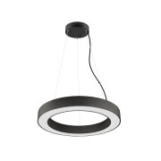 MEDO® RING 60, Pendelleuchte, Pendellänge 300cm, 3000/4000K, 110°, DALI, Touch, schwarz