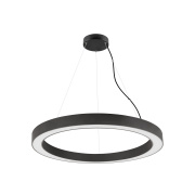 MEDO® RING 90, Pendelleuchte, Pendellänge 300cm, 3000/4000K, 110°, DALI, Touch, schwarz