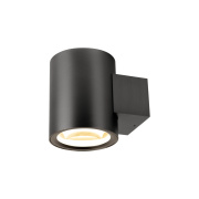 OCULUS, Wandaufbauleuchte, rund, 2000-3000K, 15W, Dim-to-Warm, PHASE, 100°, dunkel bronze