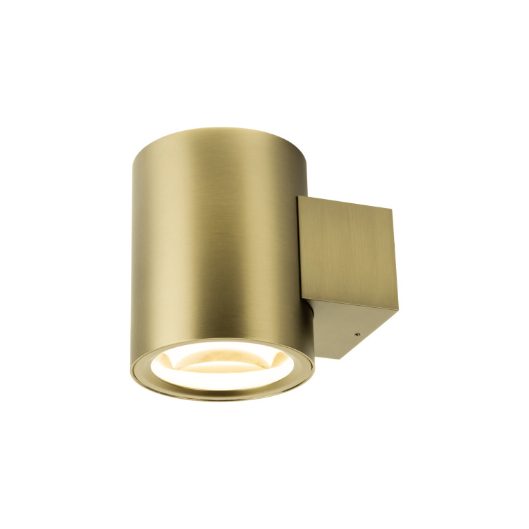 SLV OCULUS, Wandaufbauleuchte, rund, 2000-3000K, 15W, Dim-to-Warm, PHASE, 100°, messing