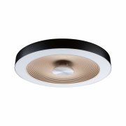 LED Deckenleuchte Volea Schwarz/Gold 500lm / 2400lm 4 / 1x18,5W IP44 3000K dimmbar