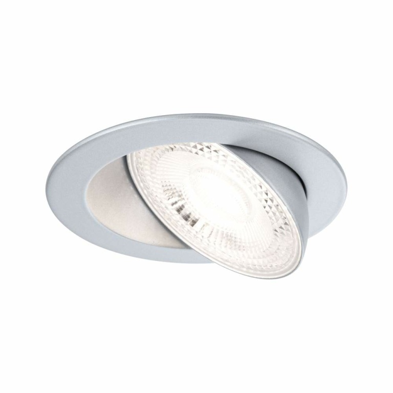 Paulmann LED Einbauleuchte White Select Aumus Chrom matt Einzelspot 5W 700lm 3-Step-Dim 2700 - 6500K rund schwenkbar White-Select 230V