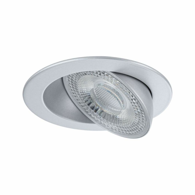 Paulmann LED Einbauleuchte White Select Aumus Chrom matt Einzelspot 5W 700lm 3-Step-Dim 2700 - 6500K rund schwenkbar White-Select 230V