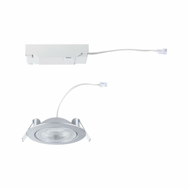 Paulmann LED Einbauleuchte White Select Aumus Chrom matt Einzelspot 5W 700lm 3-Step-Dim 2700 - 6500K rund schwenkbar White-Select 230V