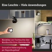 Mobile Tischleuchte Varia  White Switch 250lm / 60lm 1,6 / 1x0,4W Schwarz