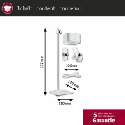 Mobile Tischleuchte Varia White Switch 250lm / 60lm 1,6 / 1x0,4W Weiß