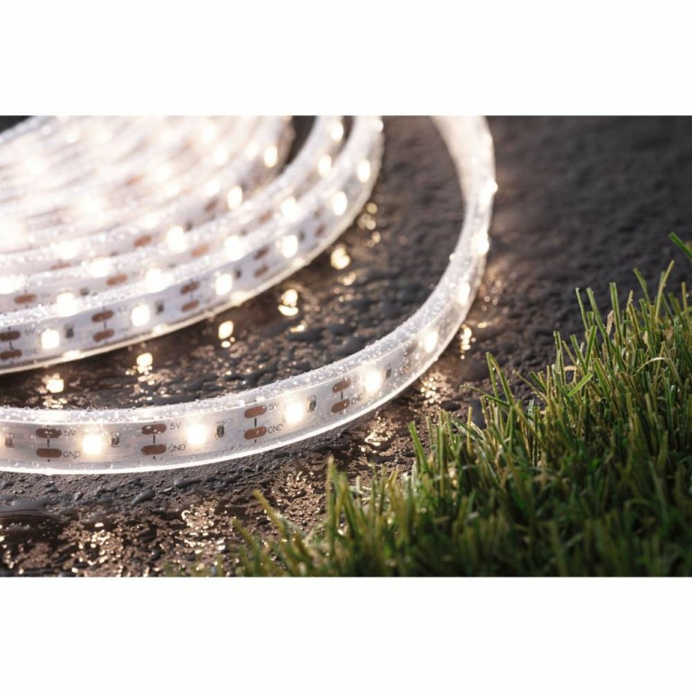 Paulmann LED Stripe Solar inkl. Fernbedienung 5m  IP44 2,8W 51lm/m 60 LEDs/m 3000K