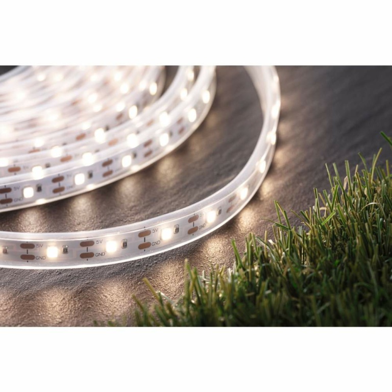 Paulmann LED Stripe Solar inkl. Fernbedienung 5m  IP44 2,8W 51lm/m 60 LEDs/m 3000K