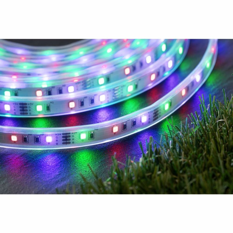 Paulmann LED Stripe Solar inkl. Fernbedienung 5m IP44 3,2W 22lm/m 60 LEDs/m RGB