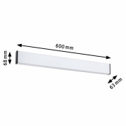 Selection Bathroom LED Wandleuchte Nembus  IP44  3000K 950lm 230V 11,2W  Schwarz