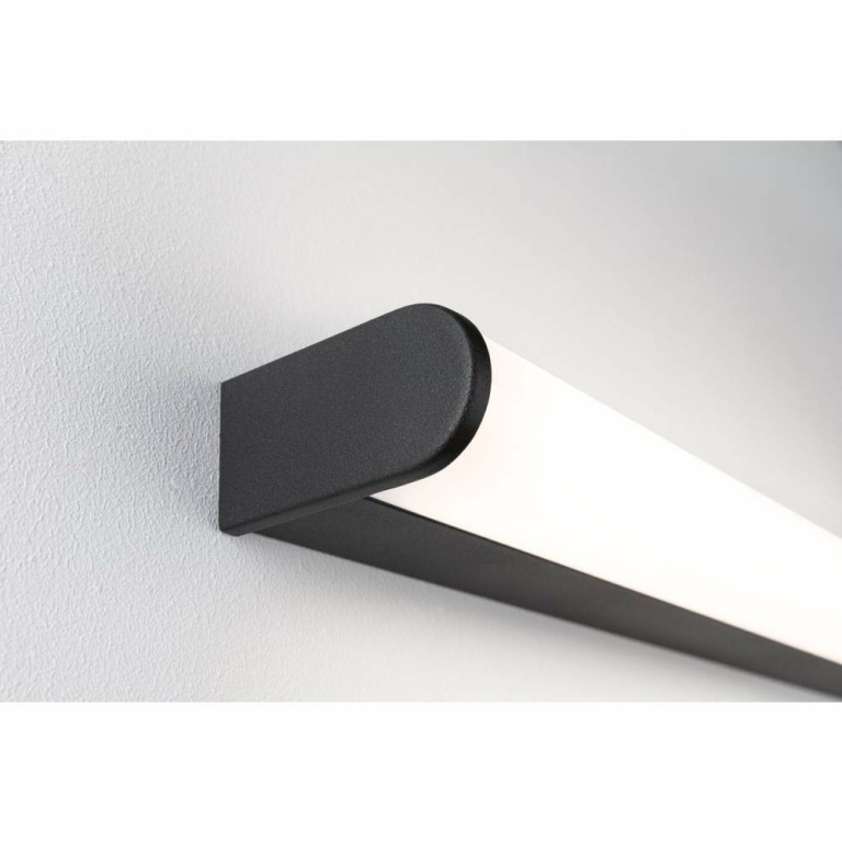 Paulmann Selection Bathroom LED Wandleuchte Arneb  IP44  3000K 700lm 230V 9W  Schwarz