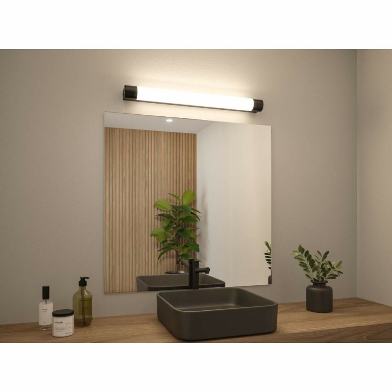 Paulmann Selection Bathroom LED Spiegelleuchte Orgon Steckdose  IP44  3000K 850lm 230V 10,5W  Schwarz