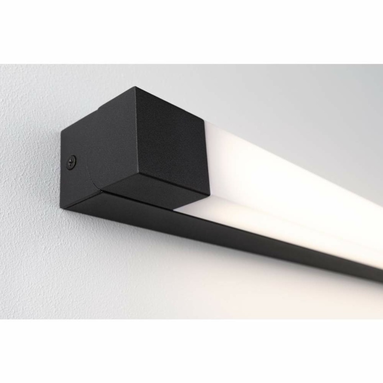 Paulmann Selection Bathroom LED Spiegelleuchte Quasar  IP44  3000K 900lm 230V 11,2W  Schwarz