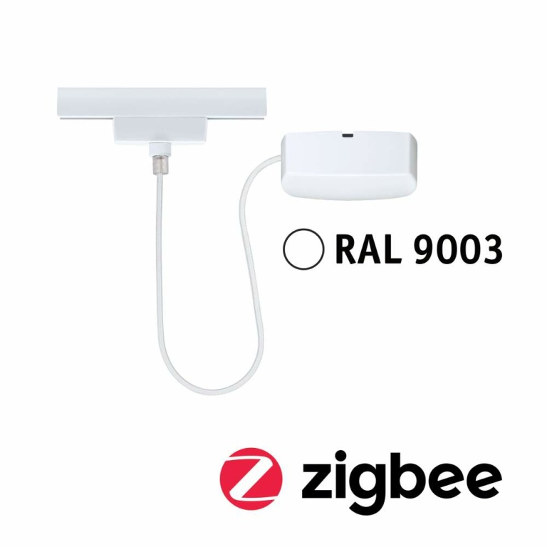 Paulmann URail Kabeleinspeisung Zigbee 1m Signalweiß max. 100W