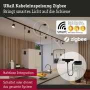 URail Kabeleinspeisung Zigbee 1m Schwarz matt max. 100W