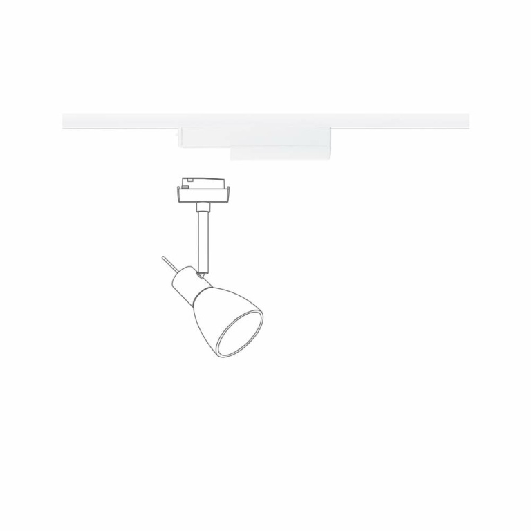 Paulmann URail Single Spot-Adapter ZigBee Signalweiß max. 20W