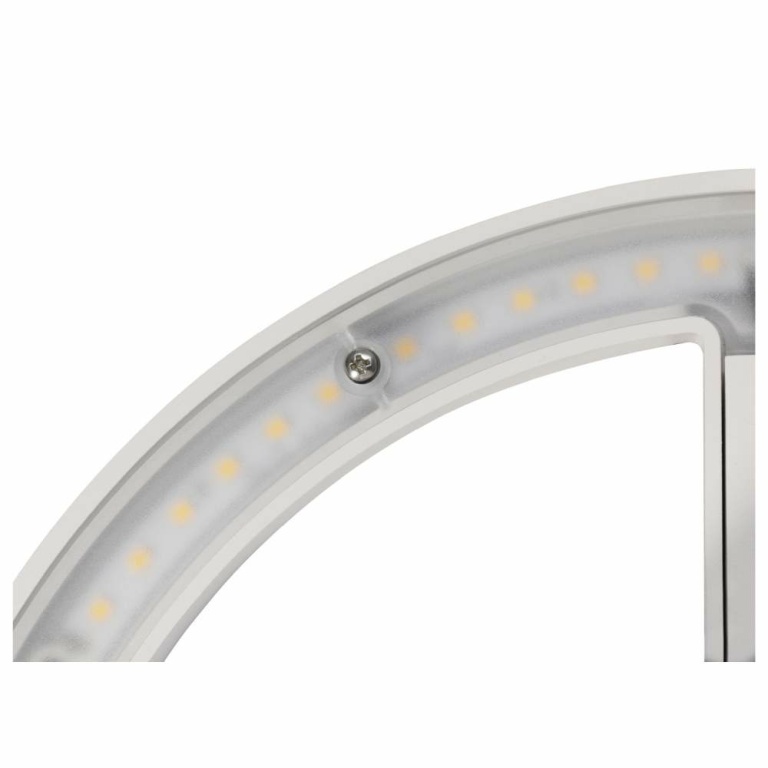 SLV LED Wandleuchte Q-RING weiß matt mit Sensor 10W 3000K IP54