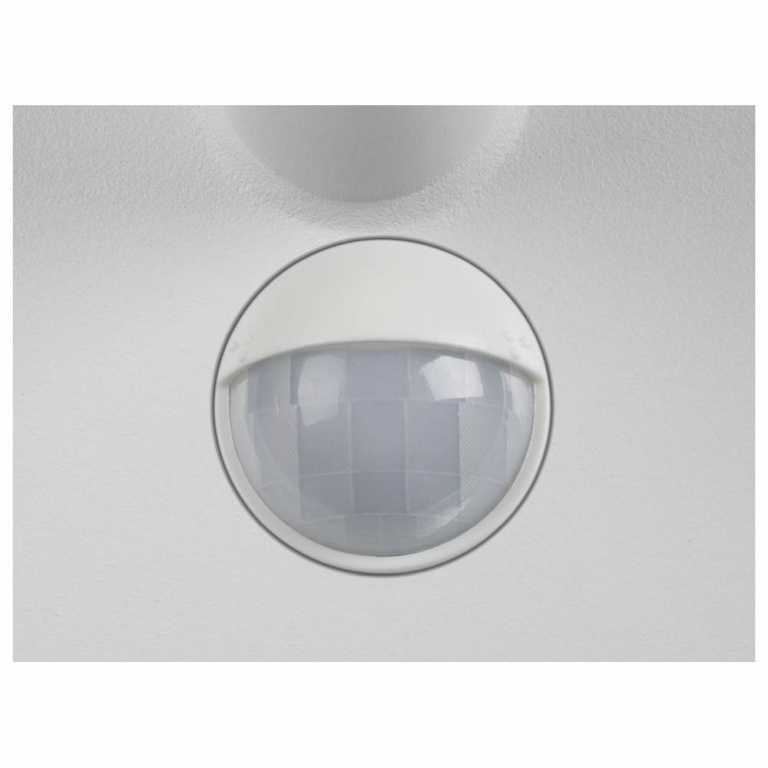 SLV LED Wandleuchte Q-RING weiß matt mit Sensor 10W 3000K IP54