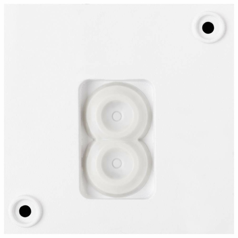 SLV LED Wandleuchte Q-RING weiß matt mit Sensor 10W 3000K IP54