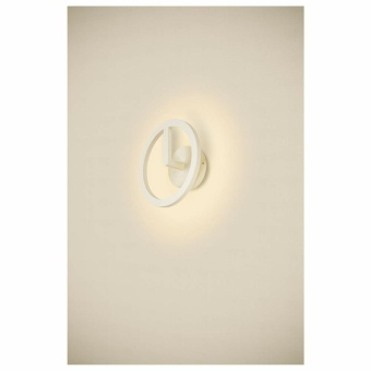 SLV LED Wandleuchte Q-RING weiß matt 10W 3000K IP65 dimmbar