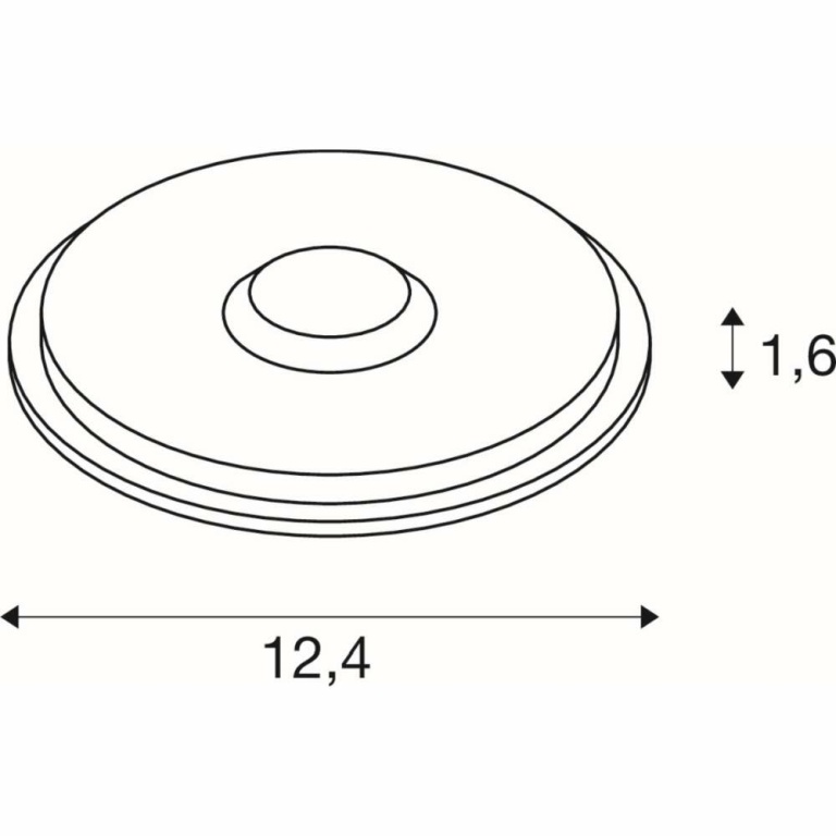 SLV BIG PLOT LED-Modul Aluminium Bodeneinbauleuchte Orientierungsleuchte IP67 3000K 540lm 4.9W