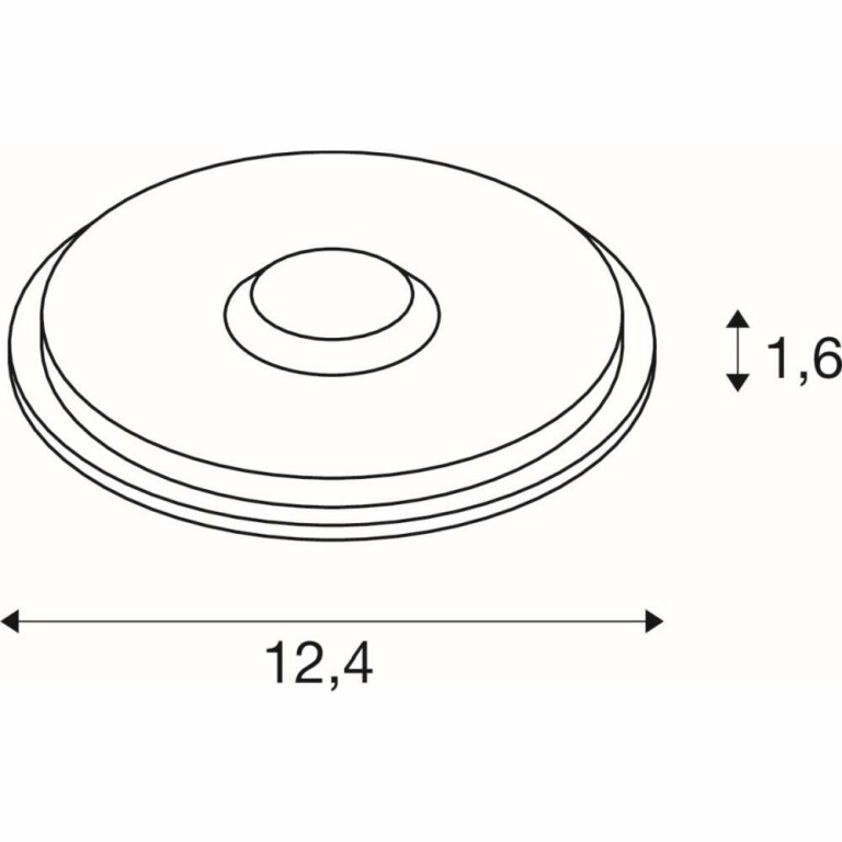 SLV BIG PLOT Modul, Aluminium, 3000K