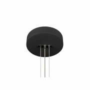 LED Pendelleuchte One Vertical in schwarz matt mit CCT-Switch 40W dimmbar