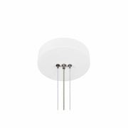 LED Pendelleuchte One Vertical in weiß matt mit CCT-Switch 40W dimmbar