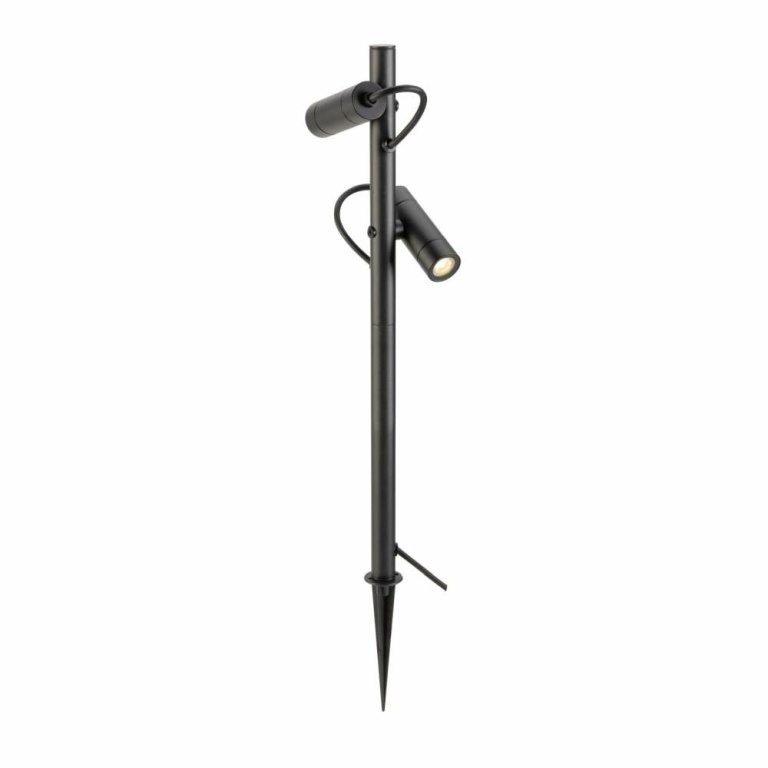 SLV HELIA SLIM Pole, double, LED Outdoor Stehleuchte, schwarz IP65 3000K