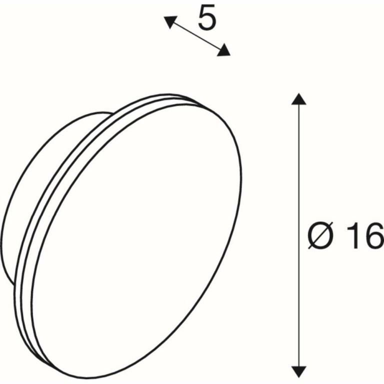 SLV D-RING S, Wandleuchte, PHASE, 2700/3000K, PHASE, IP65, schwarz