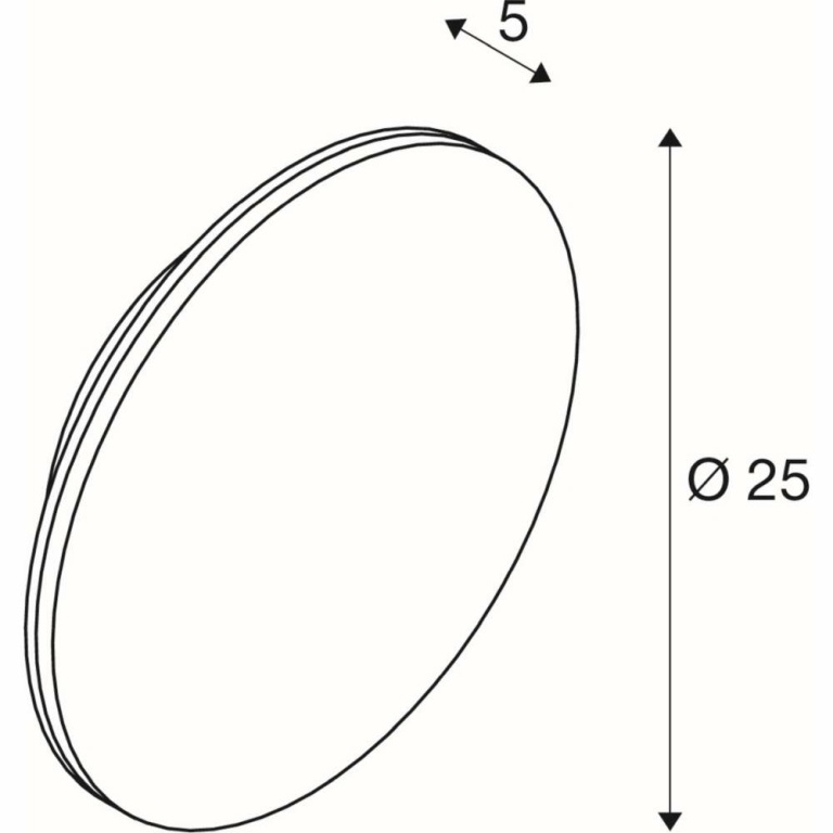 SLV D-RING M, Wandleuchte, PHASE, 2700/3000K, PHASE, IP65, schwarz