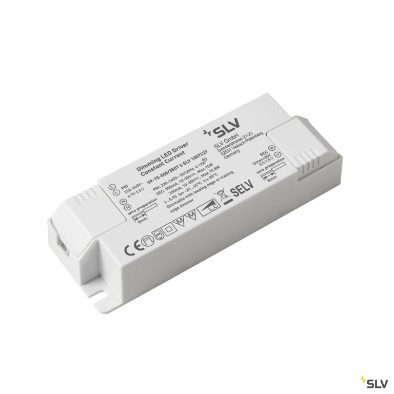 SLV LED Treiber 15 W, 350 mA/500 mA PHASE weiß