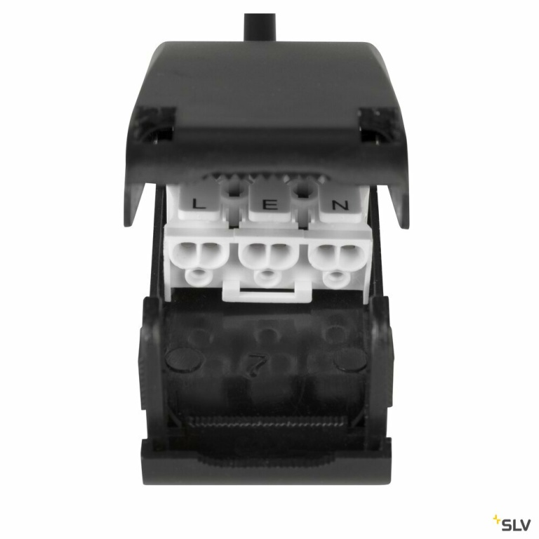 SLV GU10 Fassung für LED-Leuchtmittel (max. 10 W) mit Schnellinstallations- Box und Zugentlastung